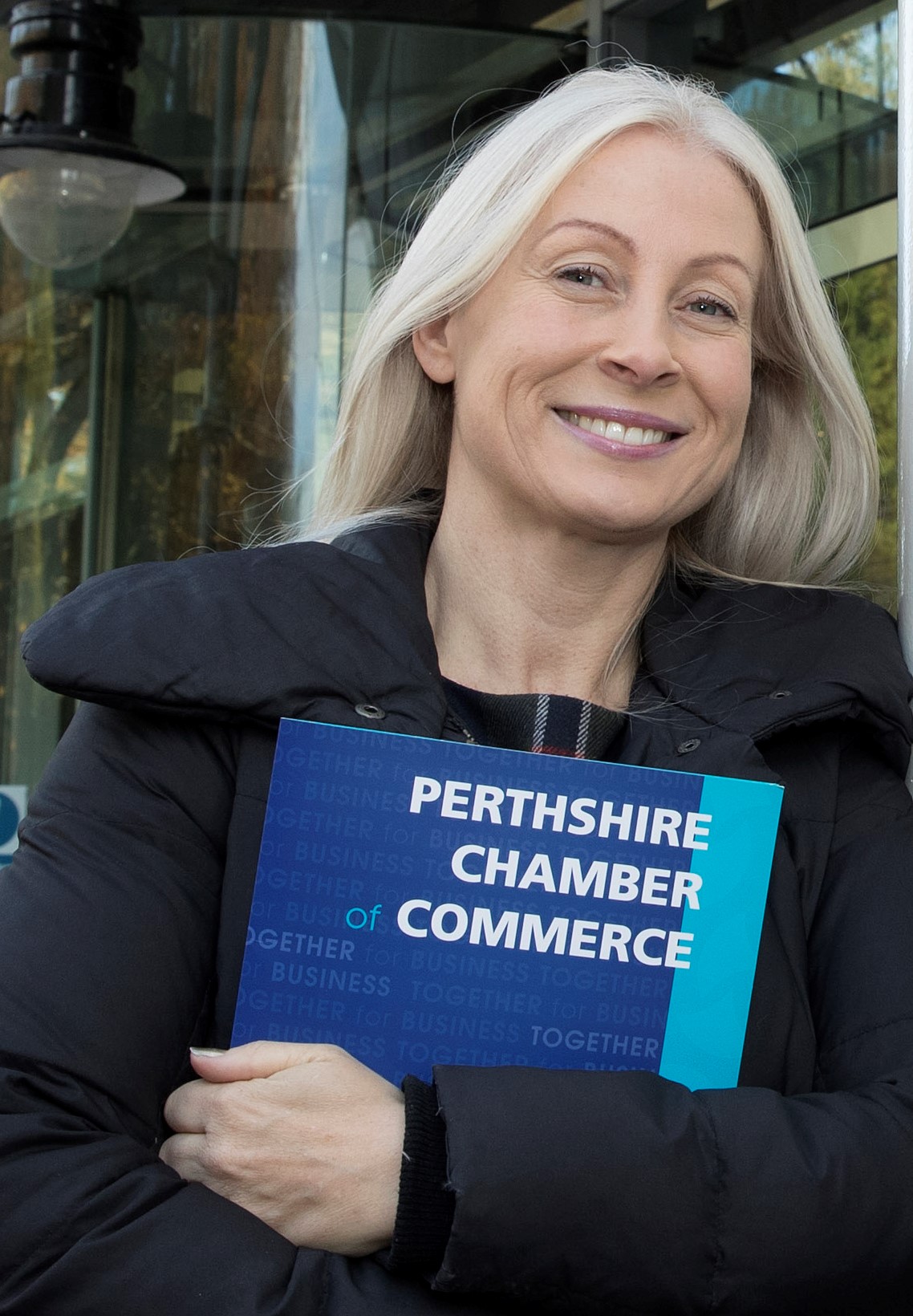 Vicki Unite (left) Chief Executive of the Perthshire Chamber of Commerce pictured with Louise MacGregor of the Binn Group who are the sponsors of The 2017 Business Star Awards which will be held at the Crieff Hydro on Friday 24th November 2017.
Picture by Graeme Hart.
Copyright Perthshire Picture Agency
Tel: 01738 623350  Mobile: 07990 594431