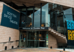 Header image shows the outside of the Dundee Rep Theatre building