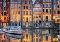 buildings, architecture, river